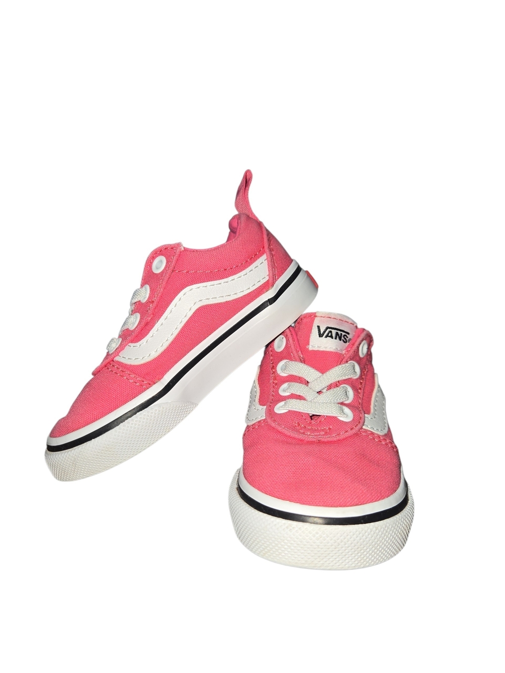 Vans Toddler Hor Pink Canvas Low-Top Slip On Sneakers Size Toddler 5